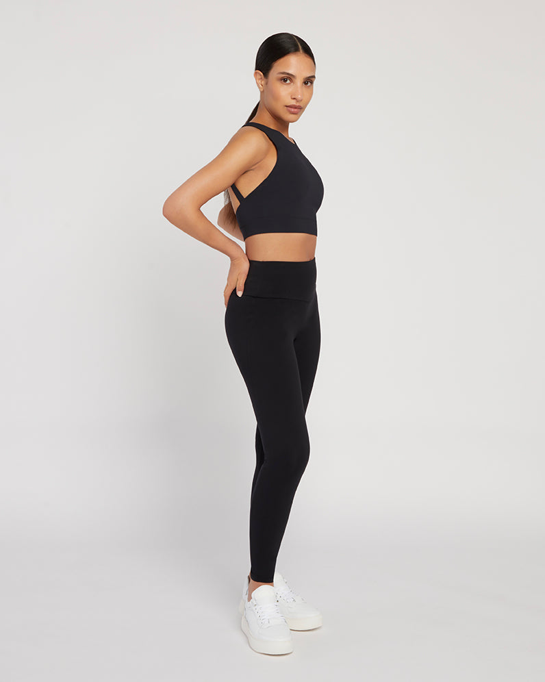 Audrey Crop - Black, Sports Bras, SILOU