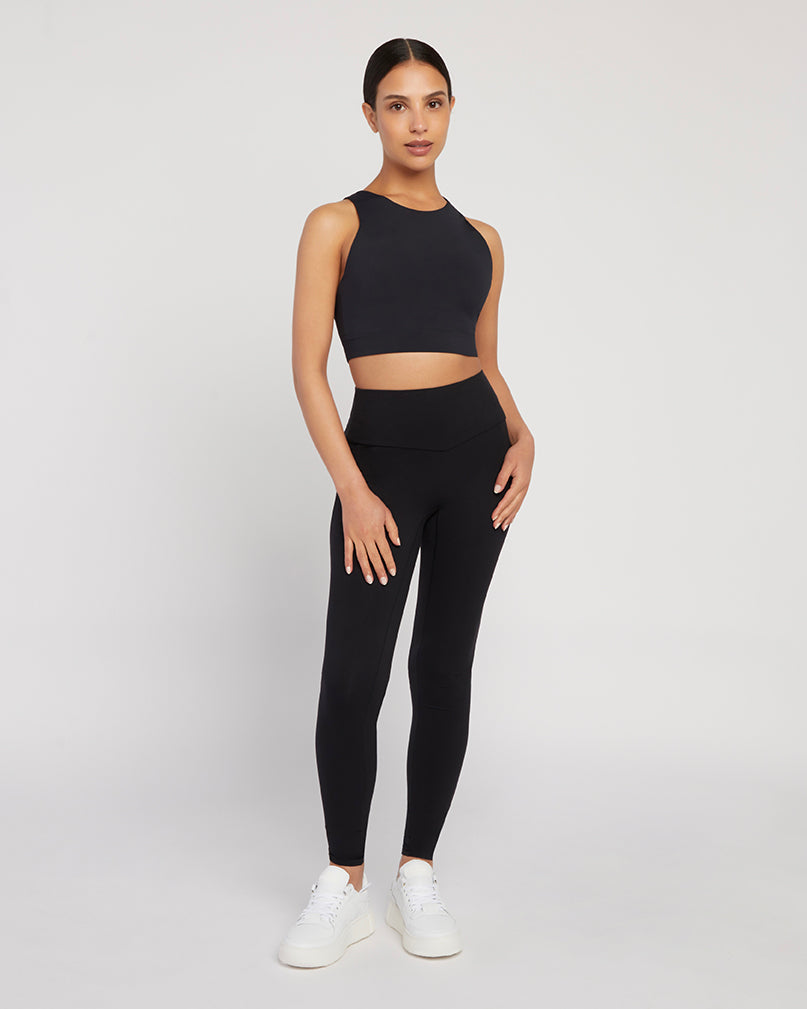 Audrey Crop - Black, Sports Bras, SILOU