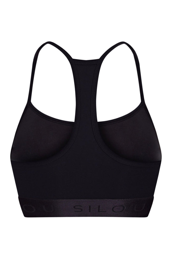 Dakota Crop - Black, Sports Bras, SILOU