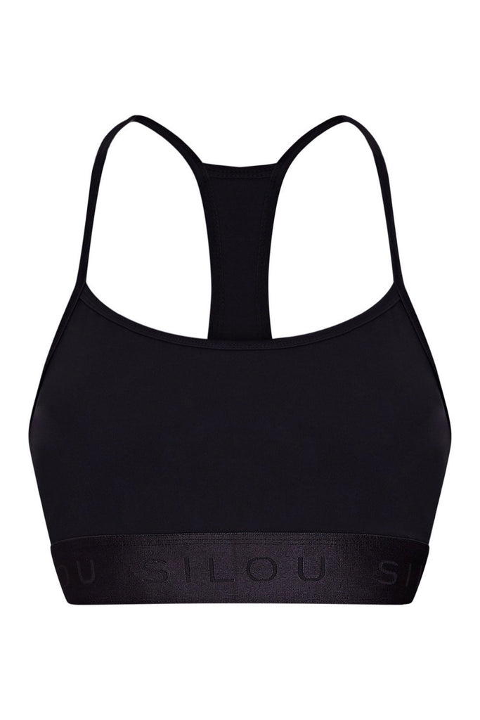 Dakota Crop - Black, Sports Bras, SILOU