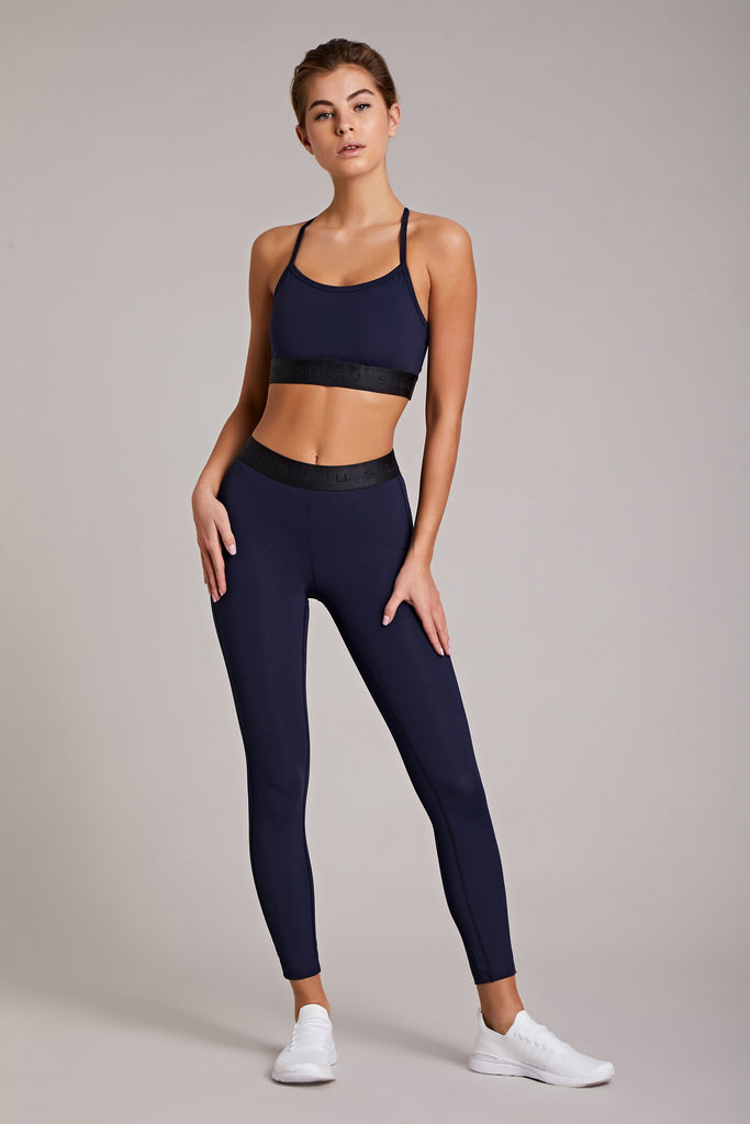 Dakota Crop - Midnight, Sports Bras, SILOU