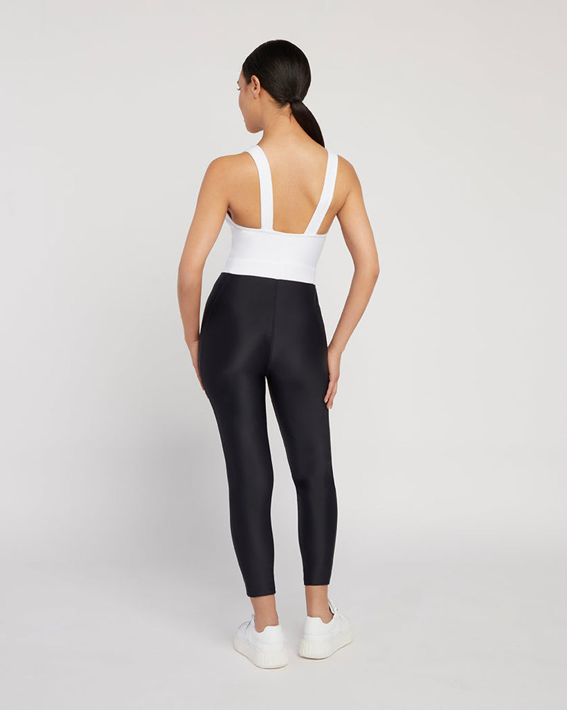 Ella Bodysuit - Black/White, Sports Bras, SILOU