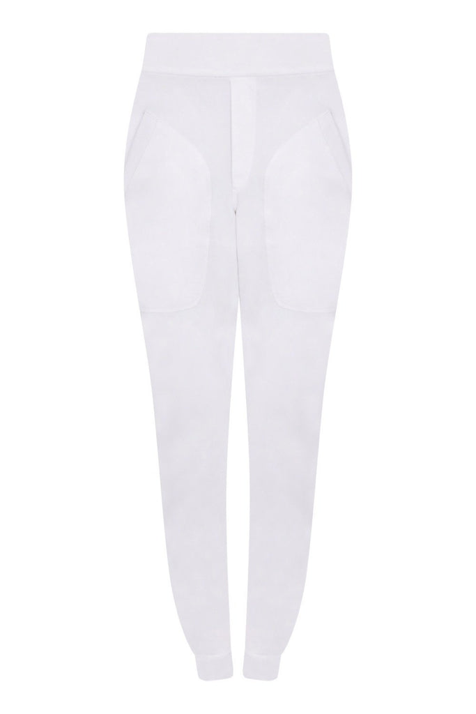 Heidi Sweatpants - White, Sweatpants, SILOU