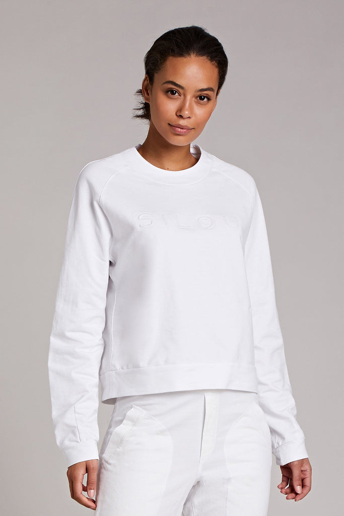 Silou Sweater - White, Sweatshirts, SILOU