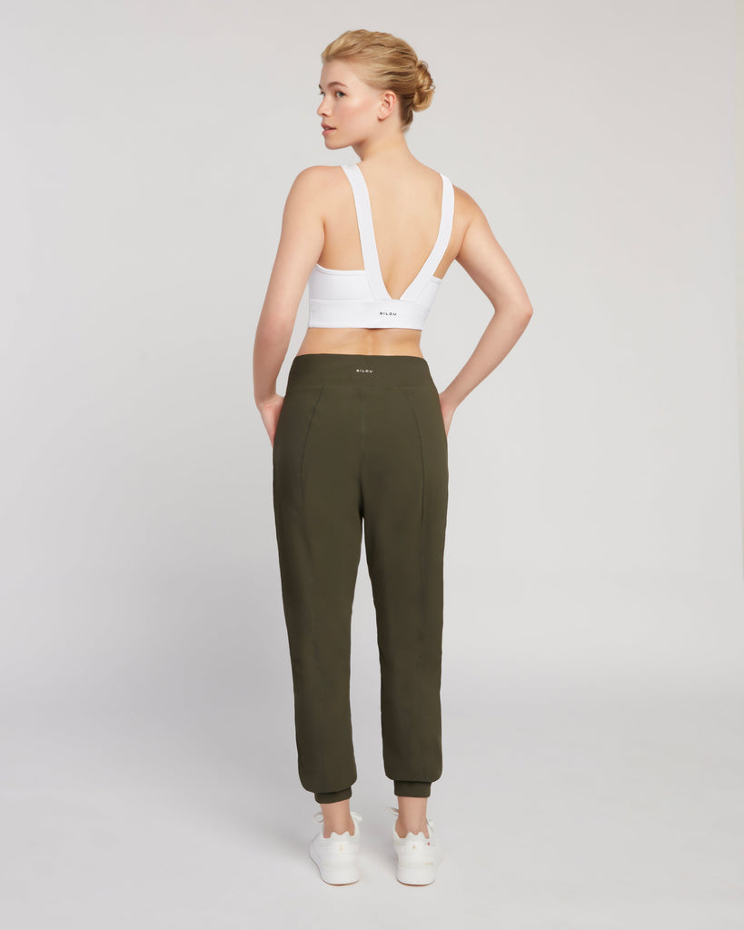 Syanne Jogger - Olive, Sweatpants, SILOU